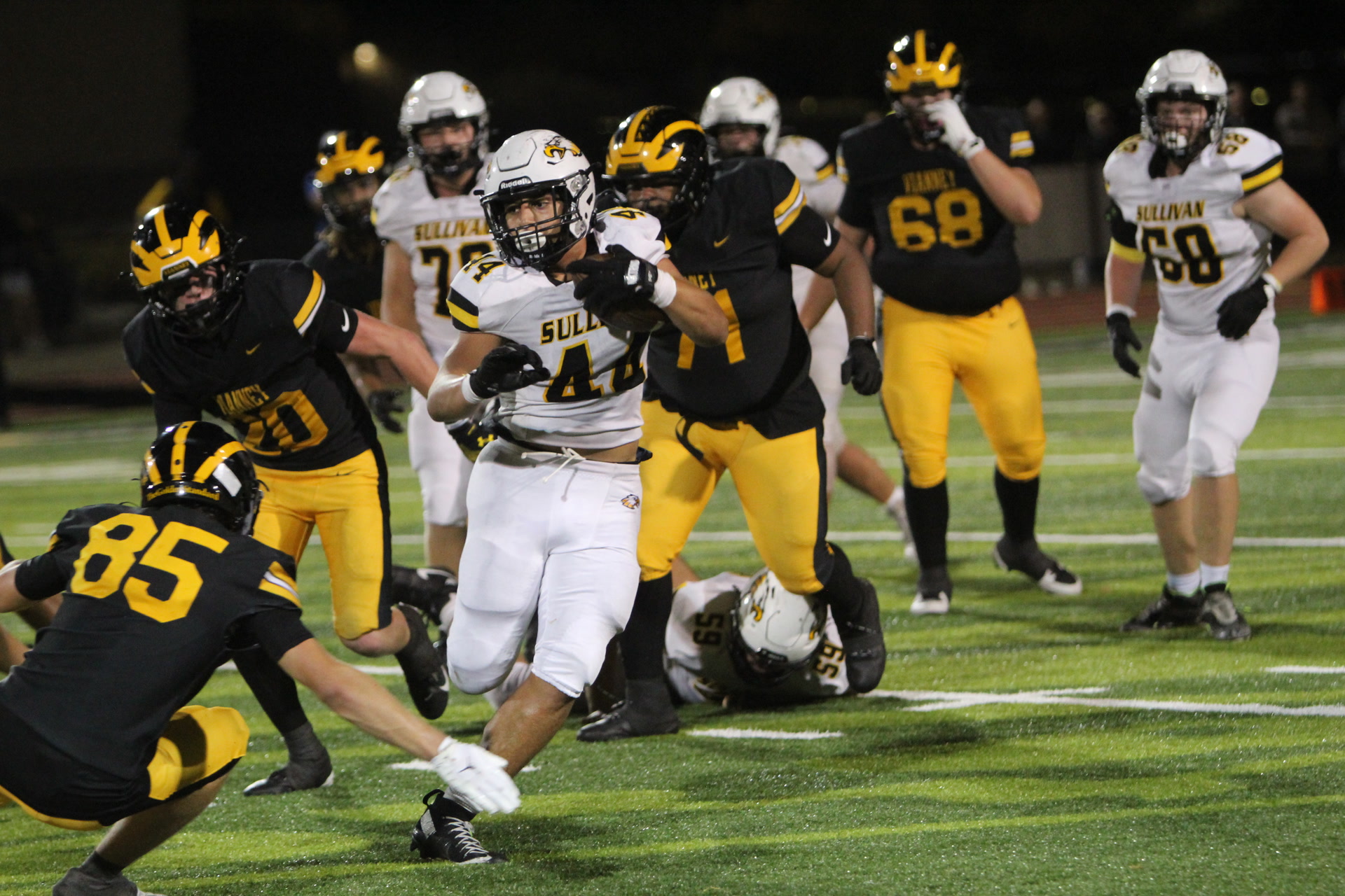 Nathan Garcia #44 in game action